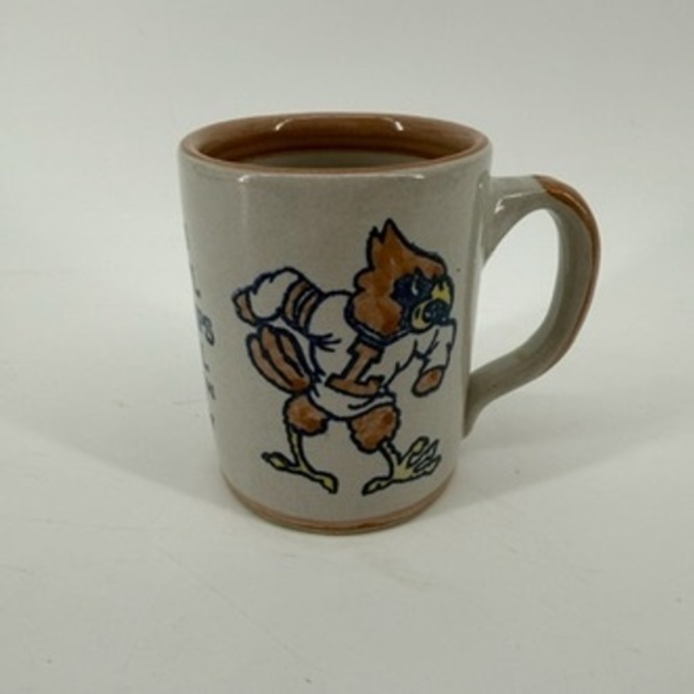 Louisville Stoneware 1986 National Champs U of L Cardinals Basketball Mug USA